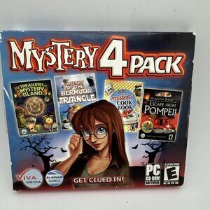 Mystery 4 Pack PC CD-Rom Windows Viva Media Hidden Object Game Compilation CD12